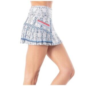 Lucky in Love Skort Womens L Snake Rattle N' Roll Pleated Skirt Tennis Golf